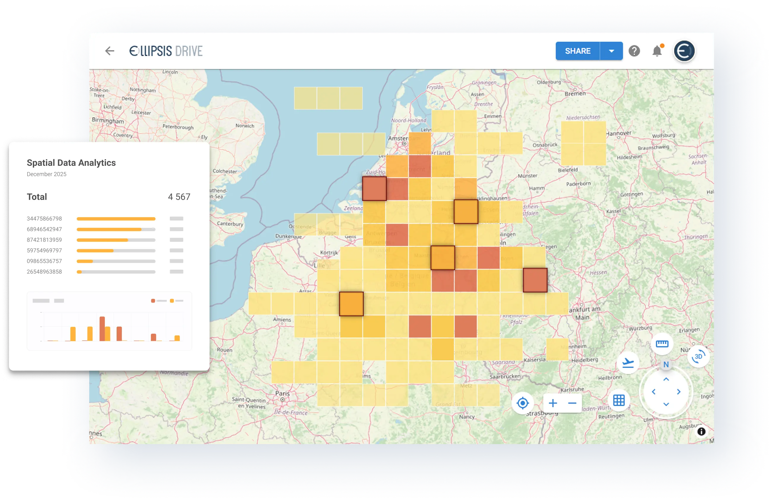 Analyze spatial insights at scale